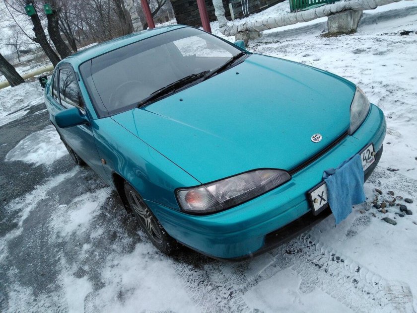 Тойота Цинос 1991 фото зеленая