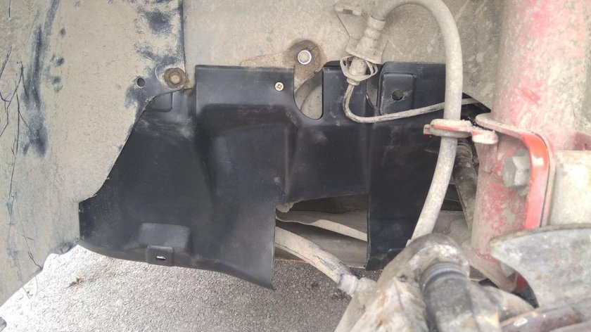 Грязезащитные щитки моторного отсека ваз