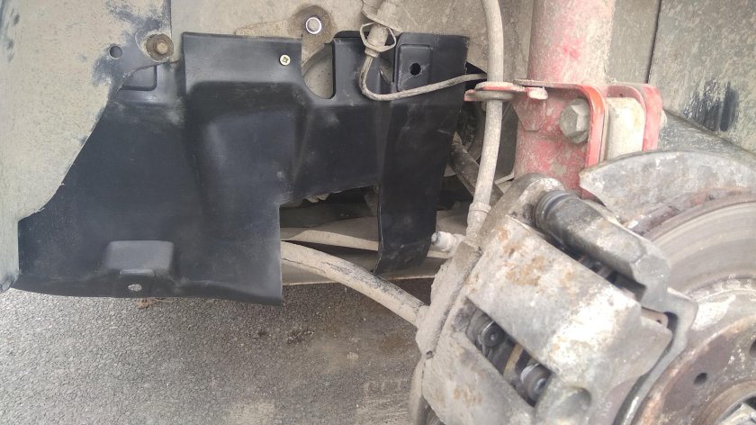 Грязезащитные щитки моторного отсека ваз