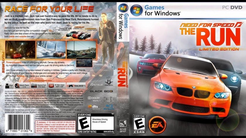 Need for Speed the Run диск