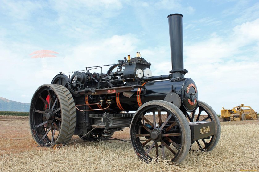 Паровой трактор Гаккель 1934