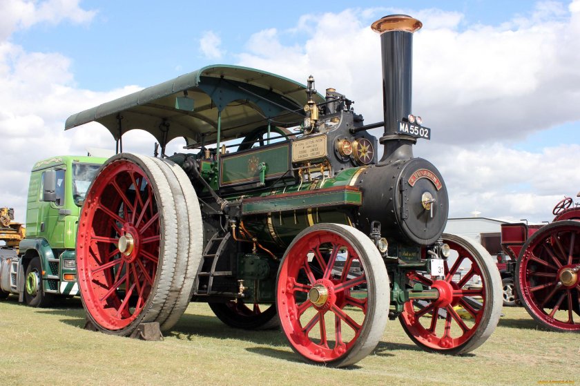 Russell паровые трактора
