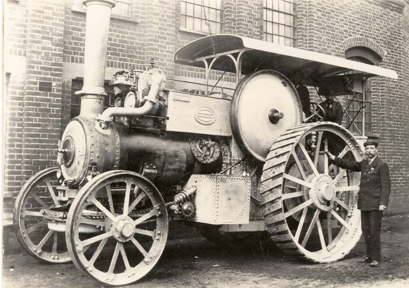 Паровой трактор Гаккель 1934