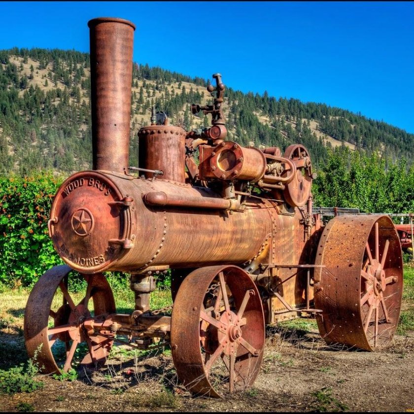 Паровой трактор Фаулер