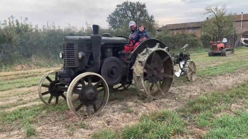 Паровой трактор Гаккель 1934