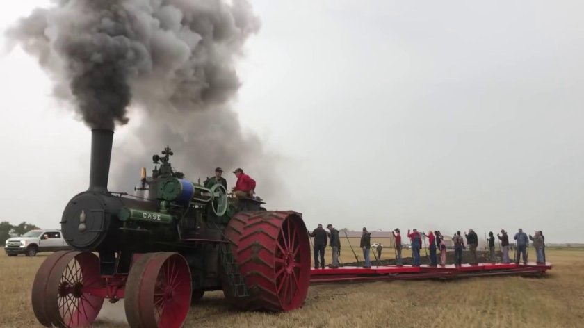 Паровой трактор Case 150 HP