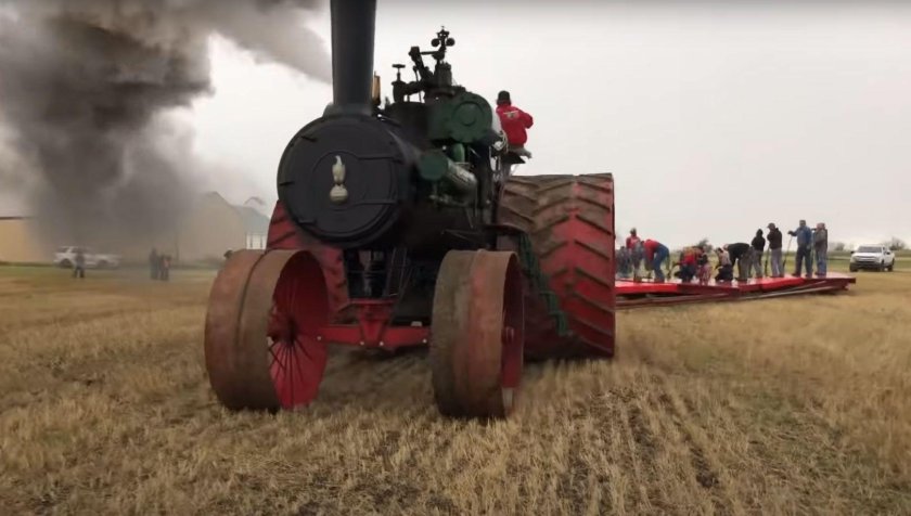 Паровой трактор Case 150 HP