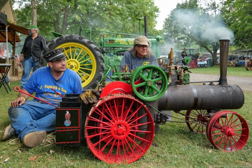 Паровой трактор Гаккель