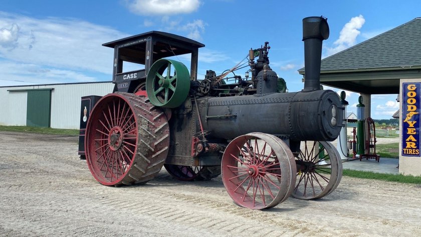 Паровой трактор хорнсби