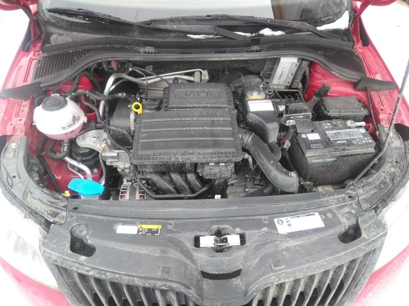 Шкода 1.6 под капотом