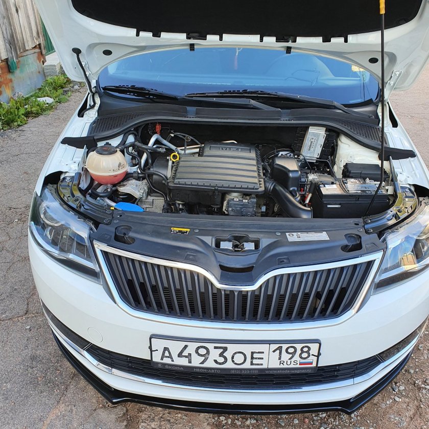 Подкапотка Рапид 1.6