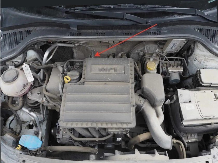 Подкапотка Шкода Рапид 2020