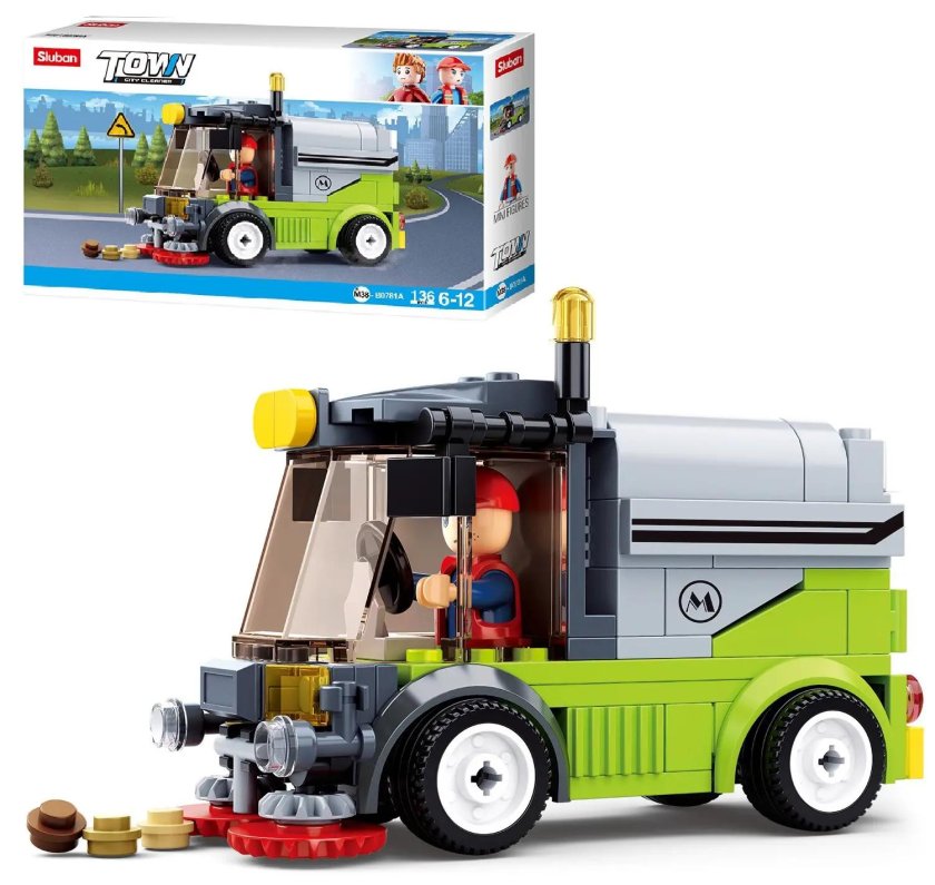 Лего Сити уборочная машина