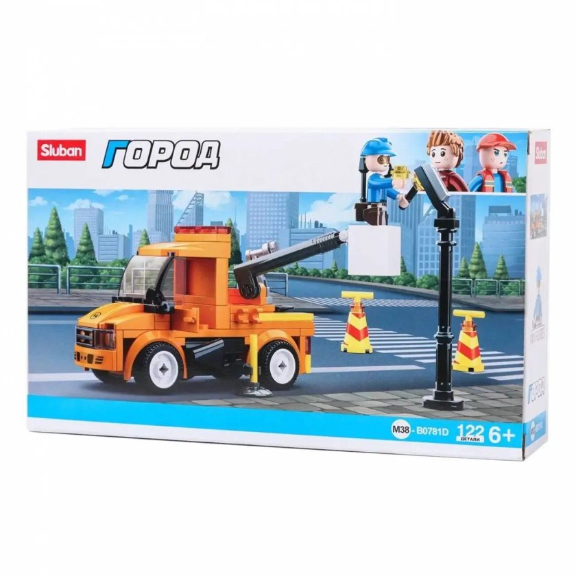 Конструктор Sluban город m38-b0781d служба электросети