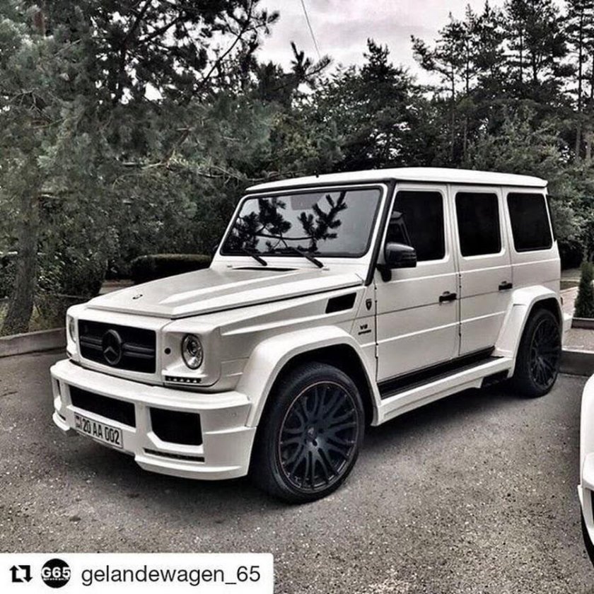 Гелик мерседес белый брабус