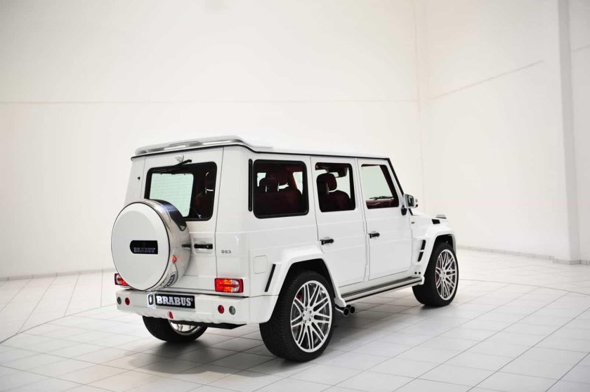 Белый Гелендваген Брабус