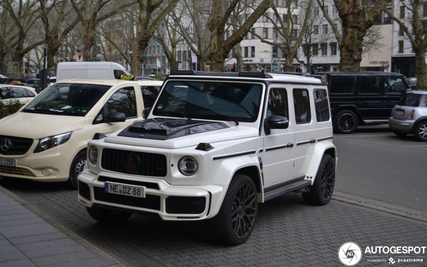 Mercedes Benz AMG g63 Brabus белый