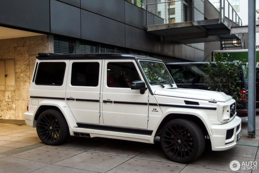 Мерседес Гелендваген Брабус белый