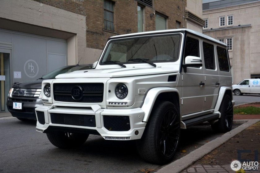 Мерседес Гелендваген Брабус белый