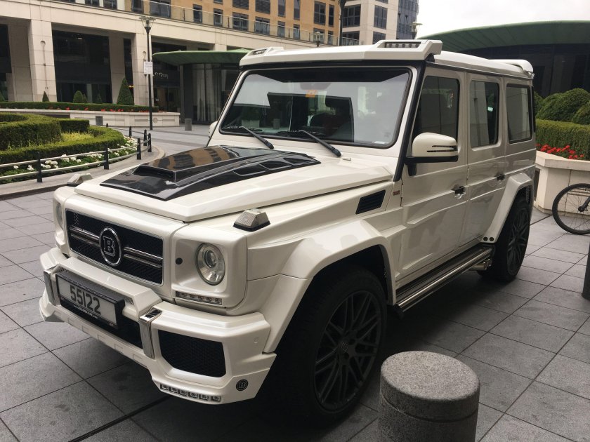 G63 Brabus белый