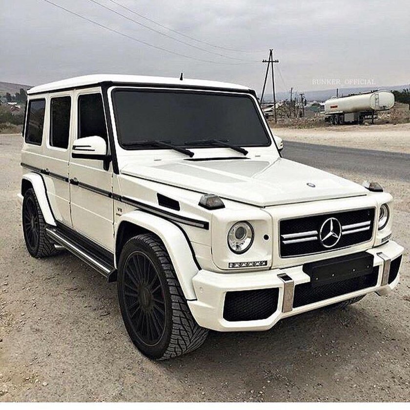 Мерседес Гелендваген белый