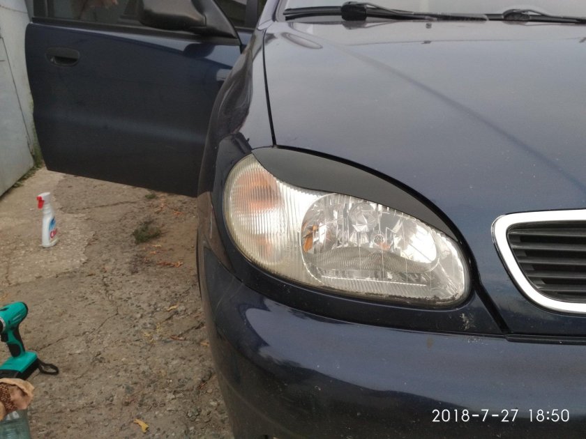 Ресницы на Ланос