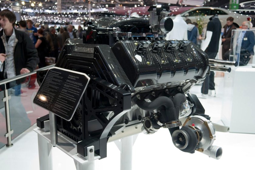 Koenigsegg Agera двигатель