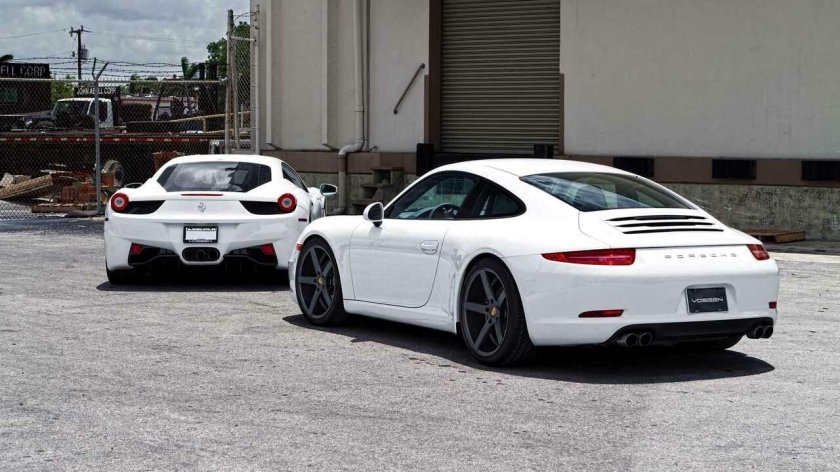 Porsche 911 белый