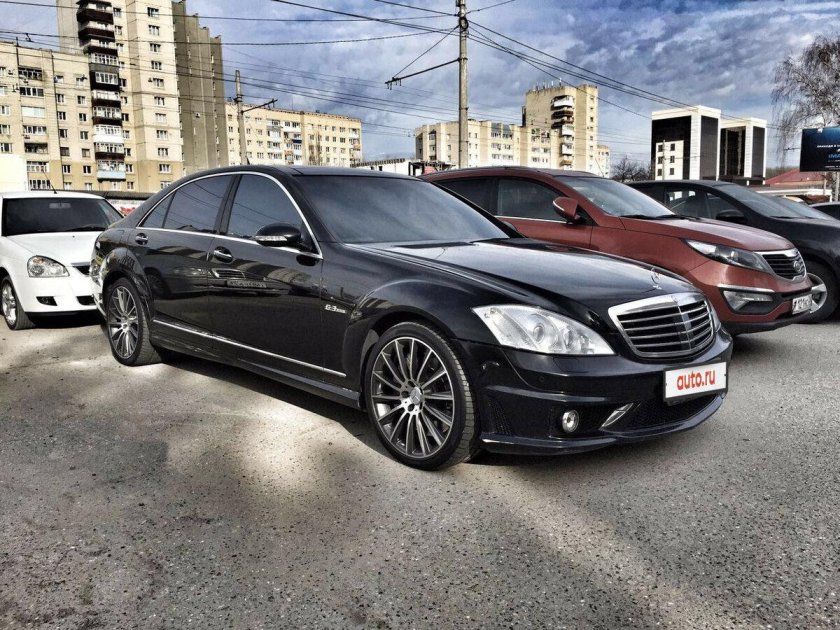Мерседес w221 черный