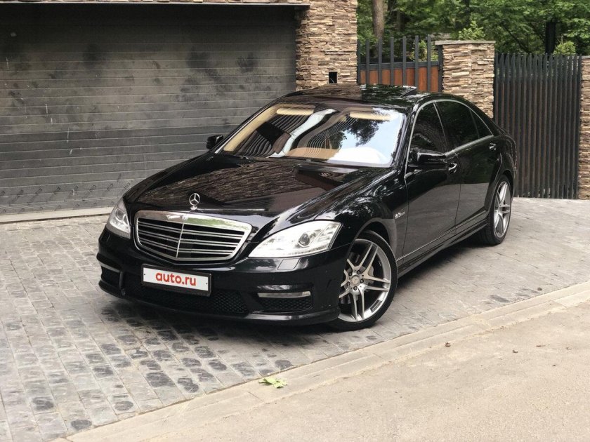 Мерседес w221 черный