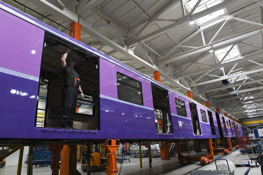 Метровагонмаш вагоны Баку