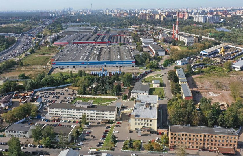 Завод Метровагонмаш в Мытищах