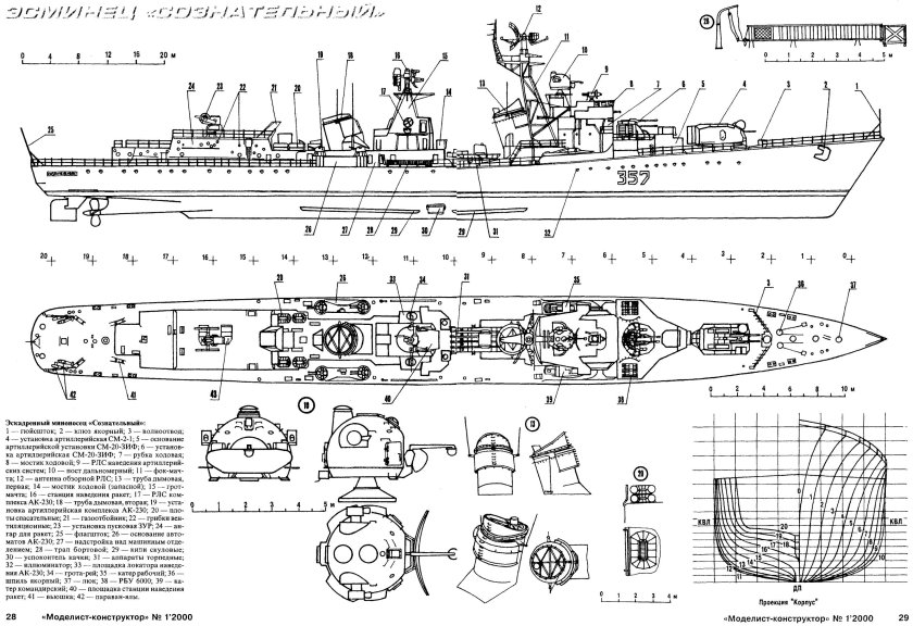 Эсминец проекта 57 бис схема чертеж
