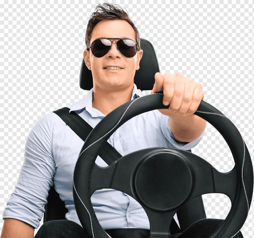 Мужчина за рулем