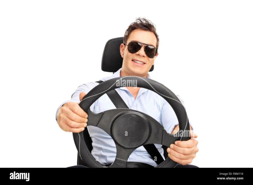 Человек с рулем