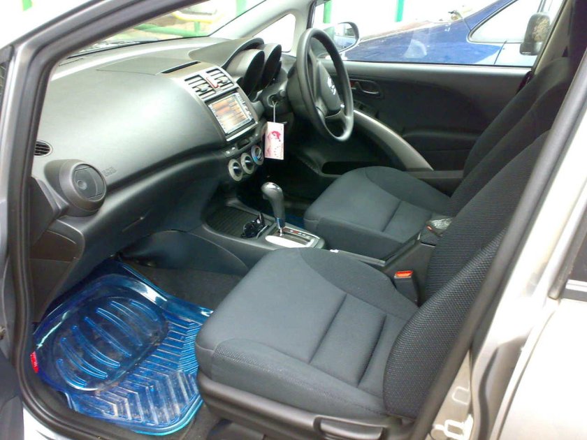 Honda Airwave 2009 черный салон тюнинг