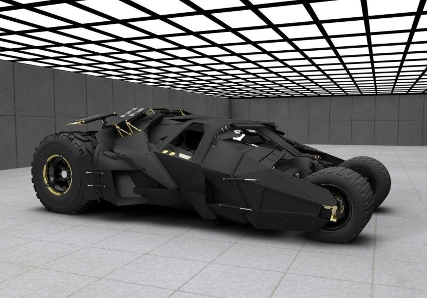 Бэтмен темный рыцарь Бэтмобиль