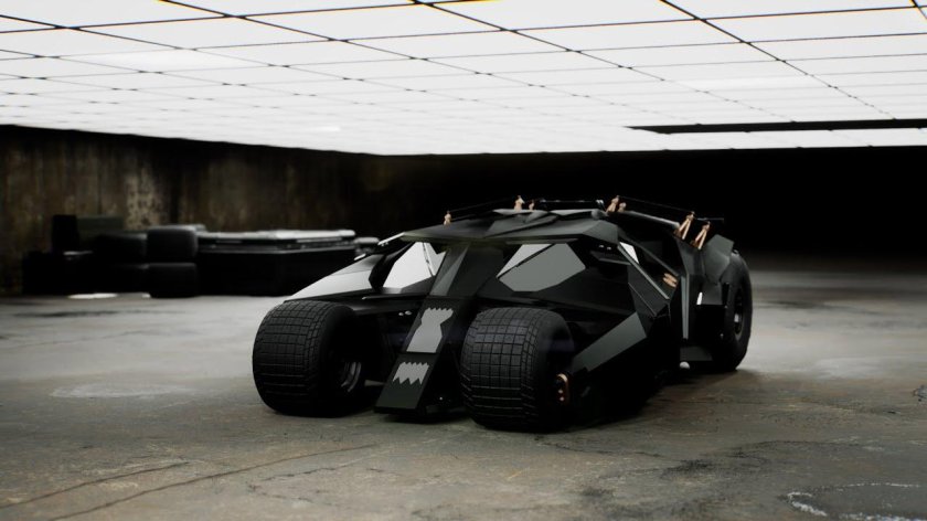 Бэтмобиль тумблер темный рыцарь