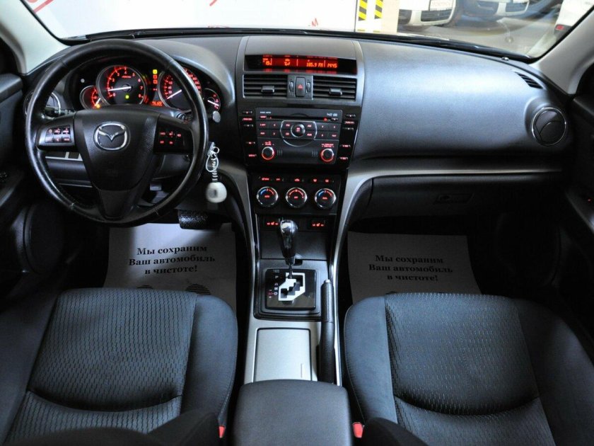Мазда 6 gg Рестайлинг салон