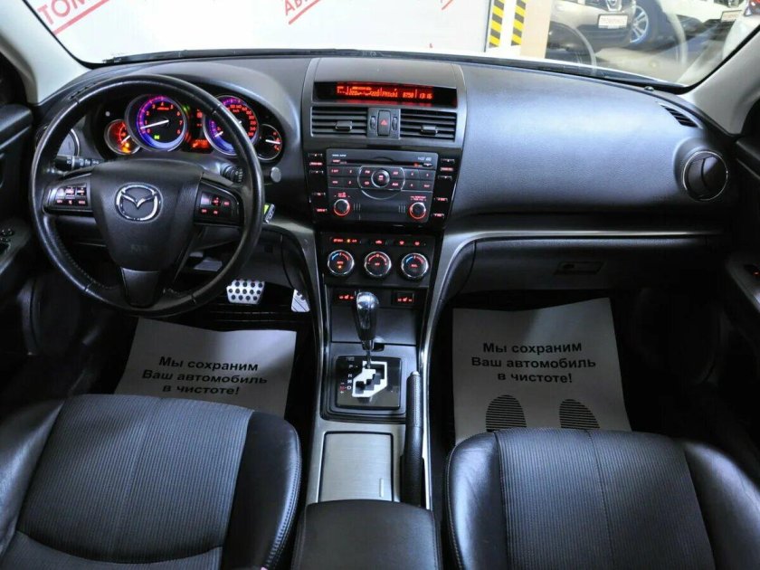 Мазда 6 gg Рестайлинг салон