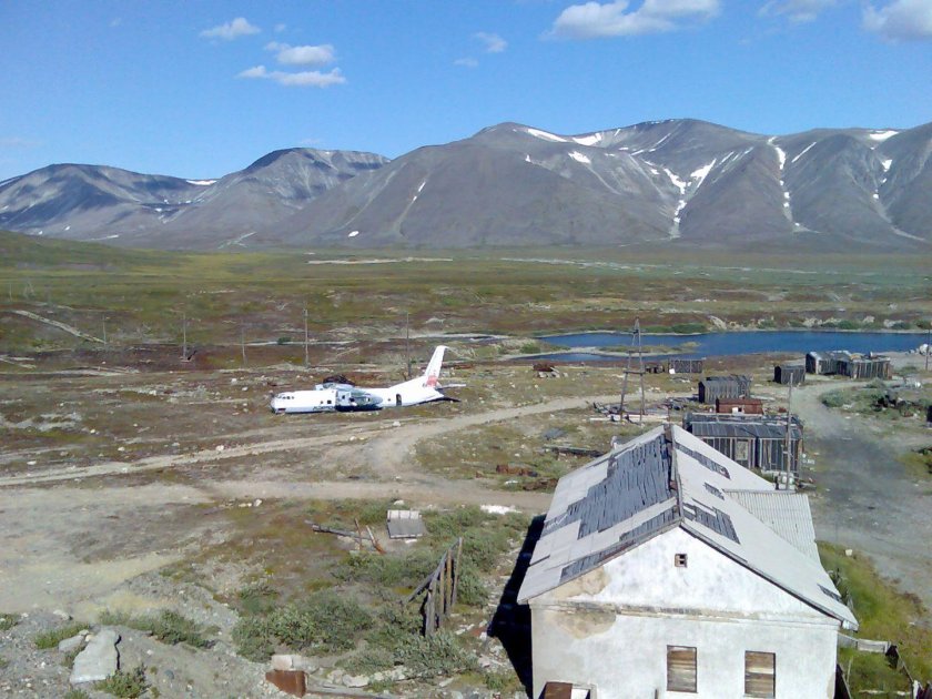 Аэропорт залив Креста Чукотка