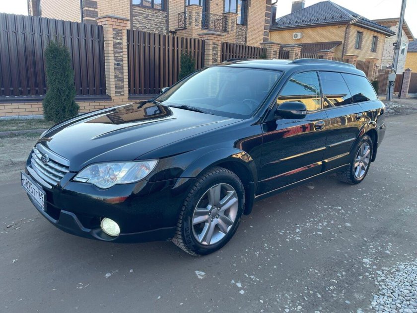 Субару аутбек 2006 черный