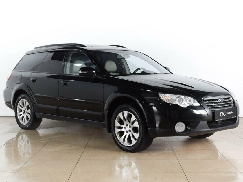 Субару Аутбек 2008 черная