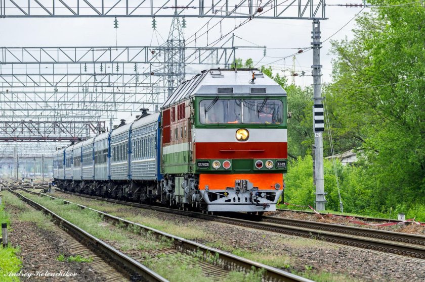 Поезд СОЖ 055 Москва Гомель