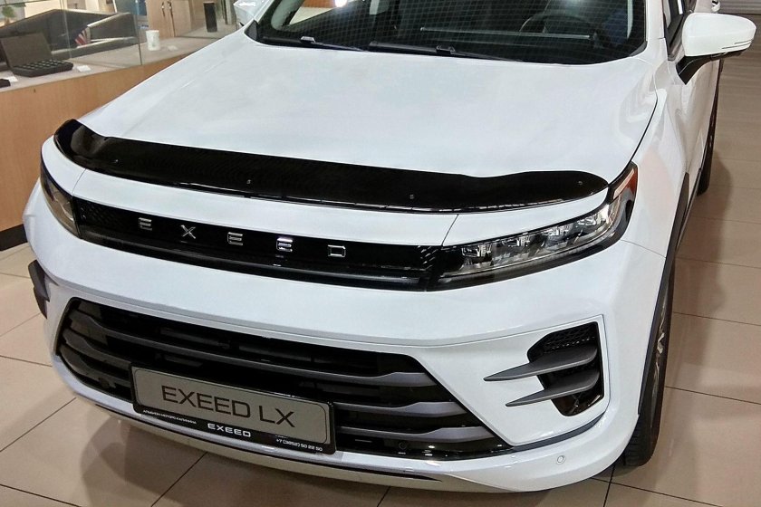 Дефлектор капота exeed vx