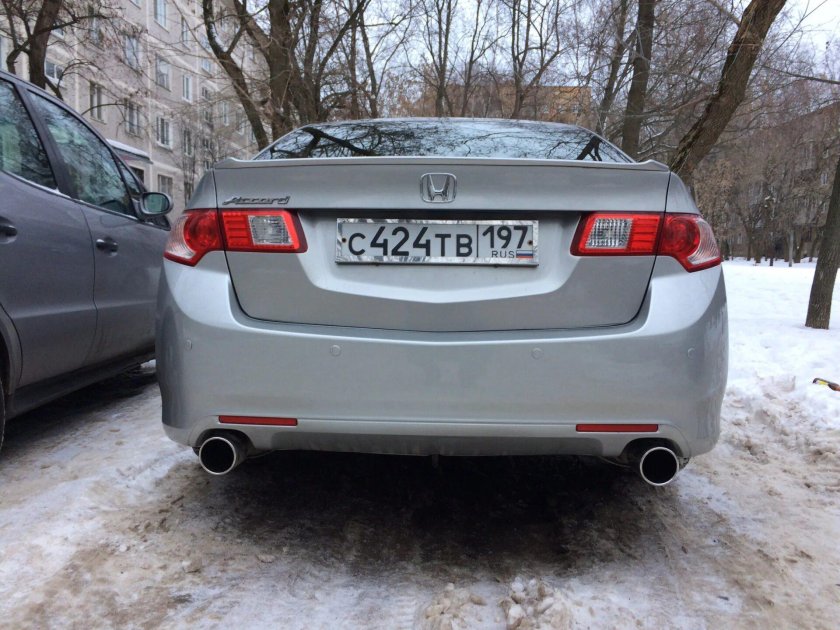 Honda Accord 8 задний бампер