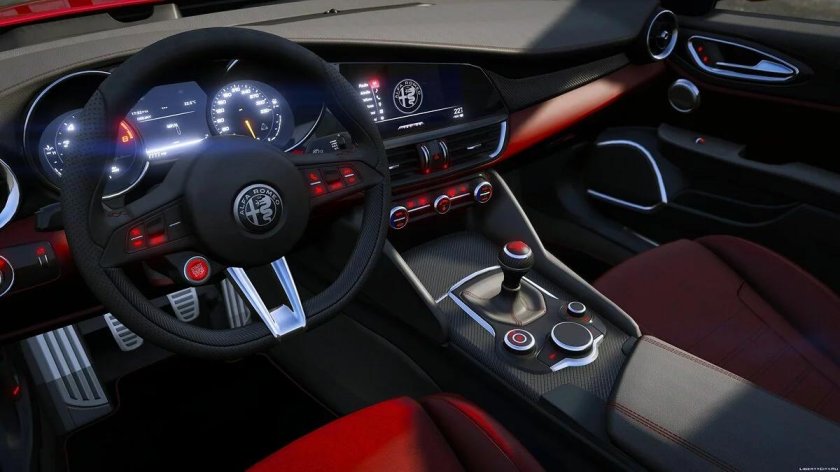 Alfa Romeo Giulia 2017 салон