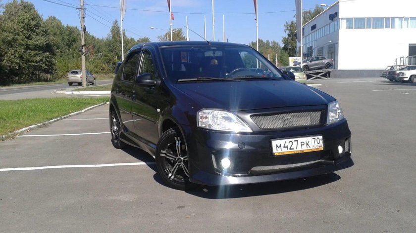 Обвес на Рено Логан 1