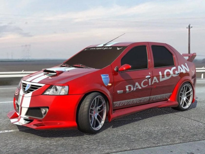 Тюнингованный Логан 1