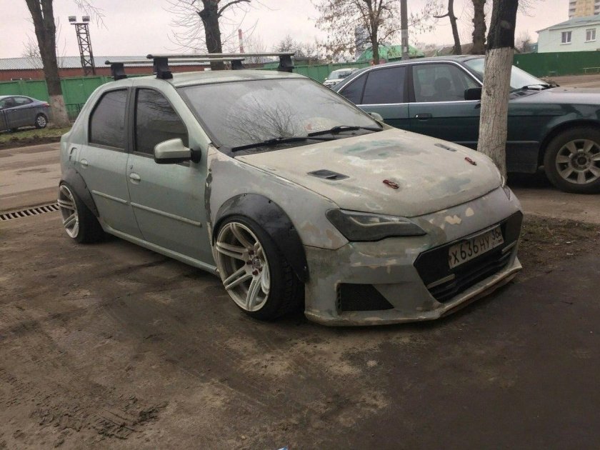 Обвес на Рено Логан 1